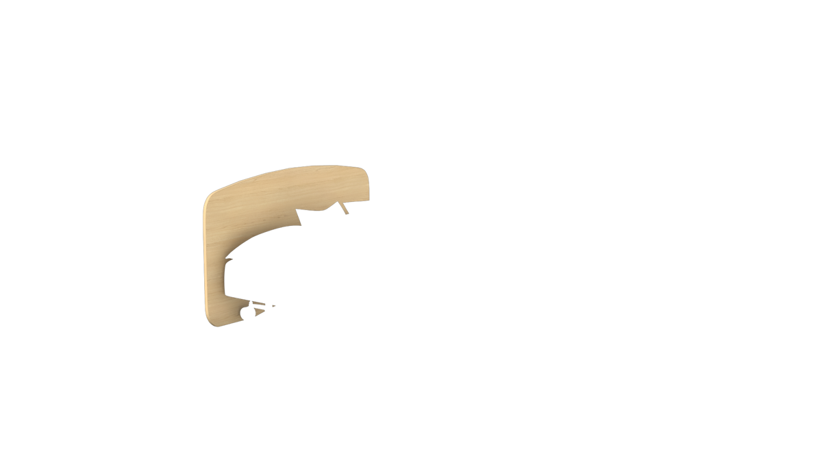Arc headboard